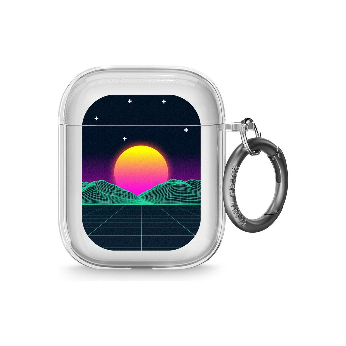 Retro Sunrise Vaporwave Airpod Case (2nd Generation)