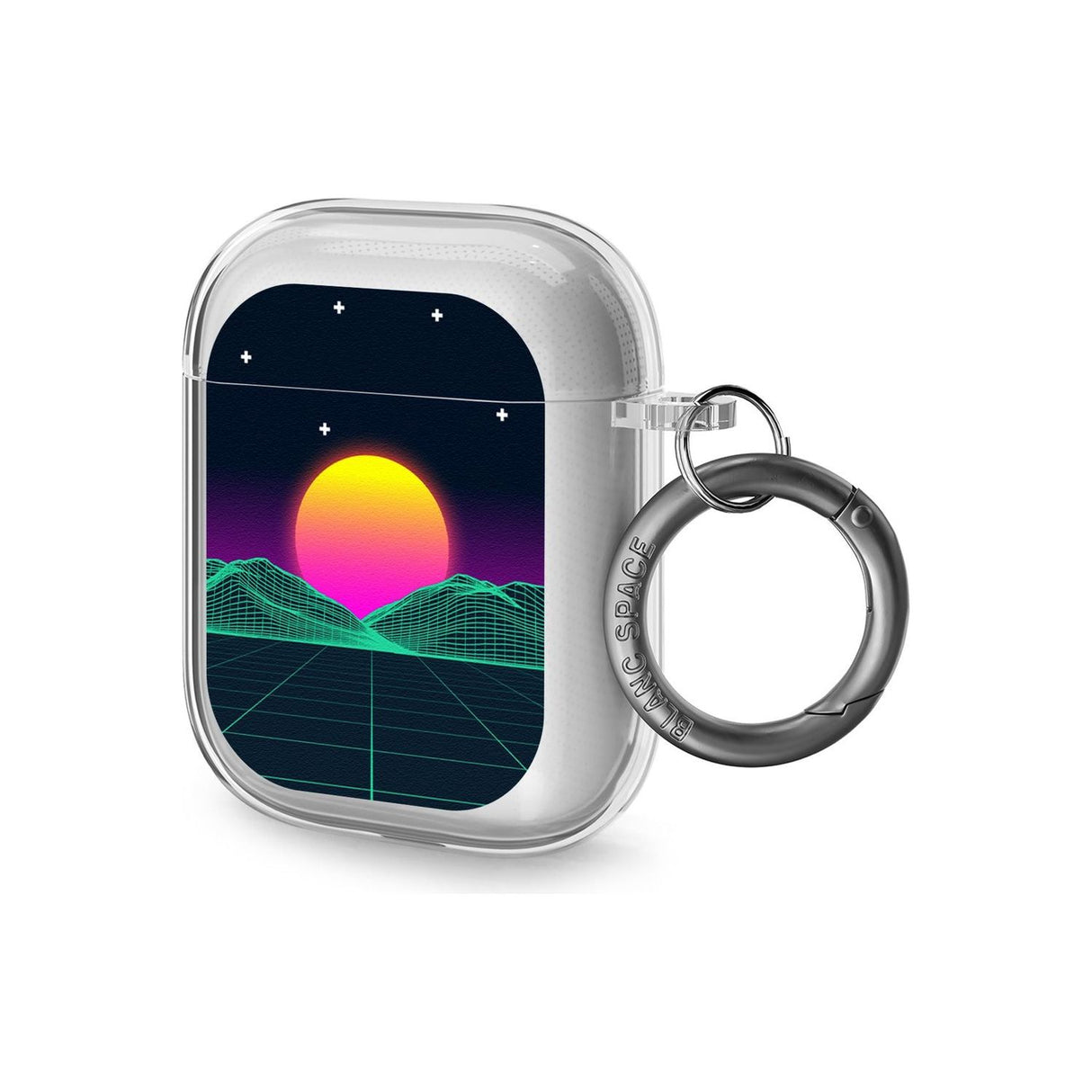 Retro Sunrise Vaporwave Airpod Case (2nd Generation)