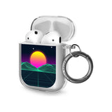 Retro Sunrise Vaporwave Airpod Case (2nd Generation)