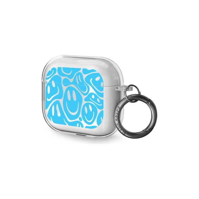 Blue Acid Faces AirPods Case (3rd Generation)