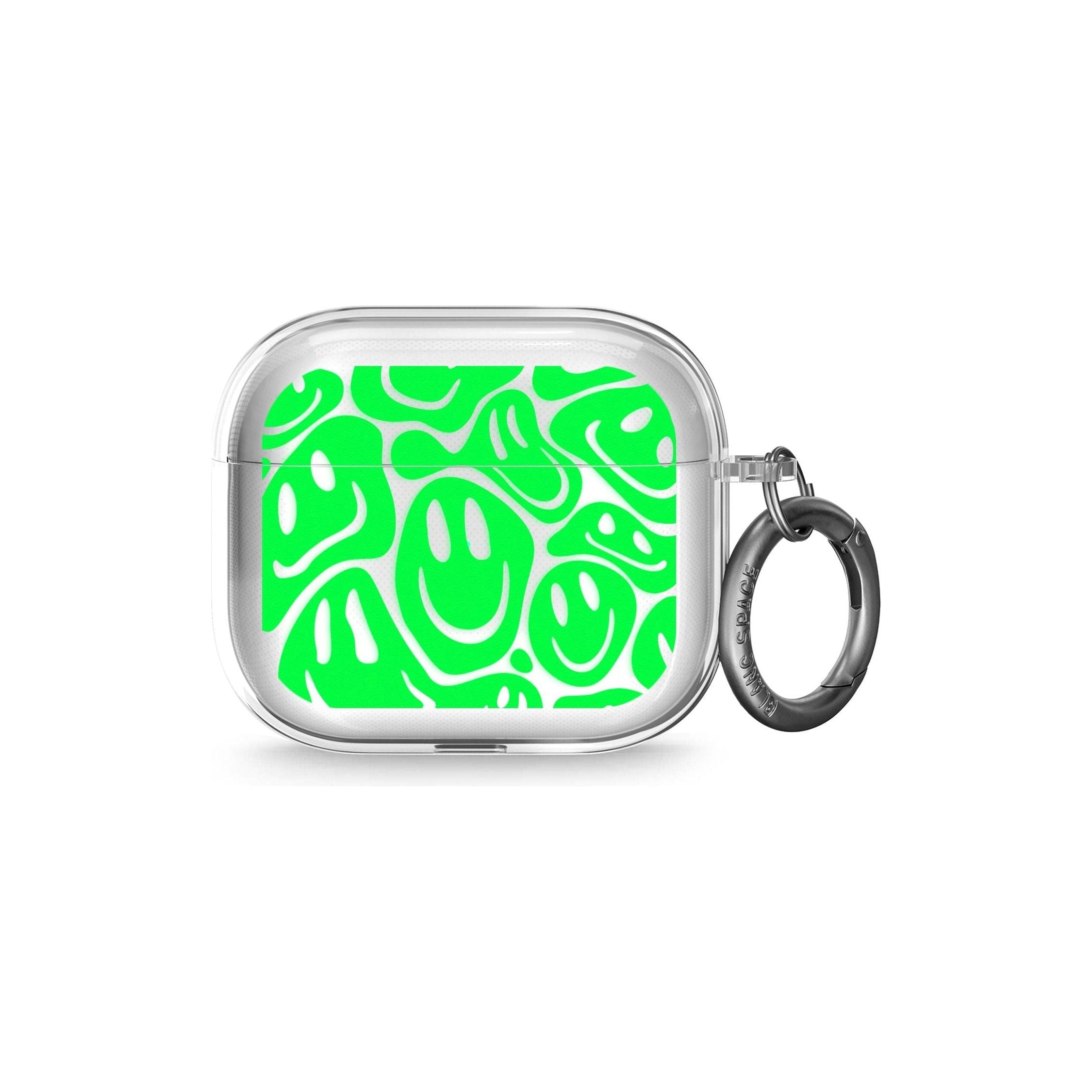 Green Acid Faces AirPods Case (3rd Generation)