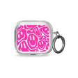 Pink Acid Faces AirPods Case (3rd Generation)