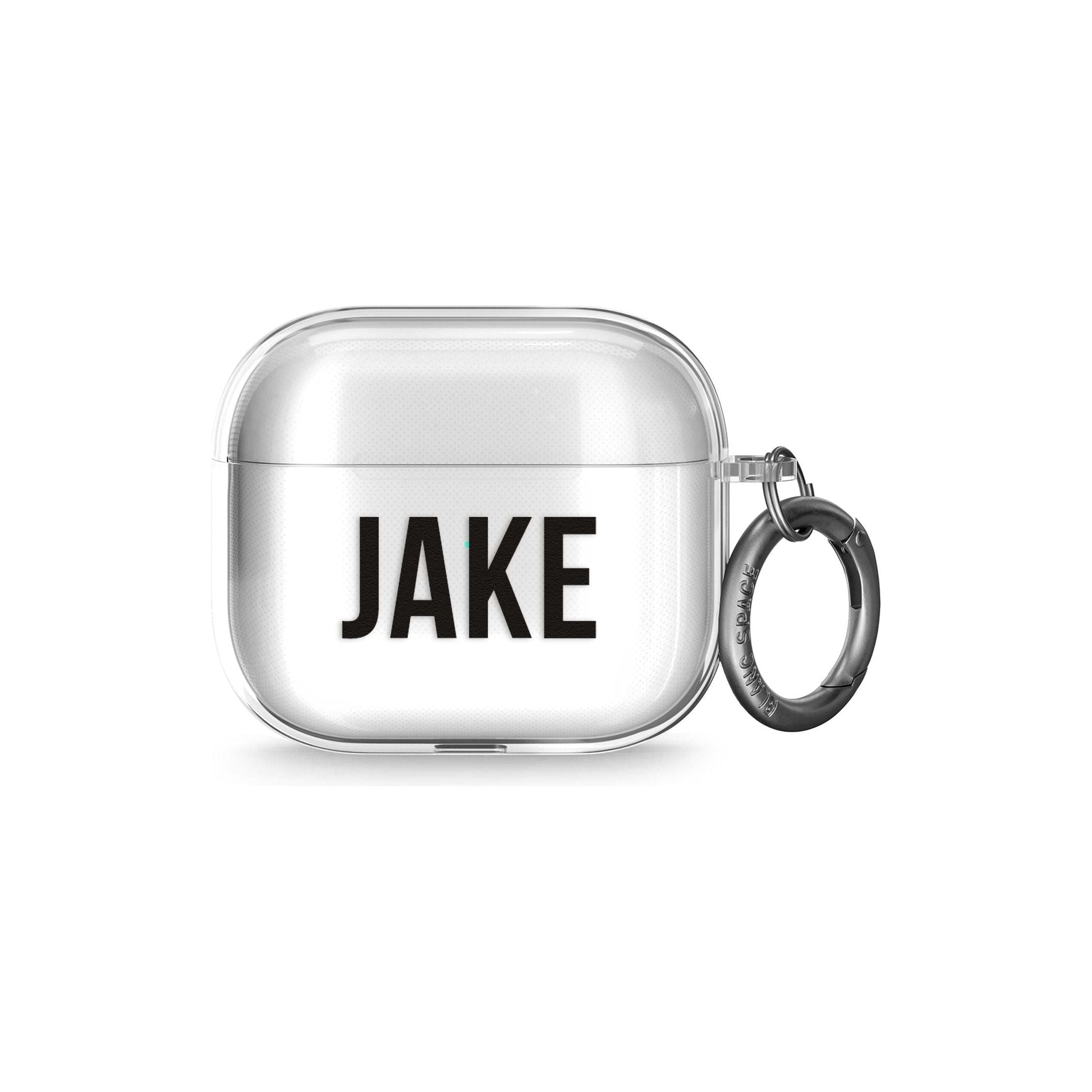 Personalised Bold Name Airpod Case (3rd Generation)