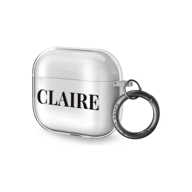 Personalised Sophisticated Name Airpod Case (3rd Generation)