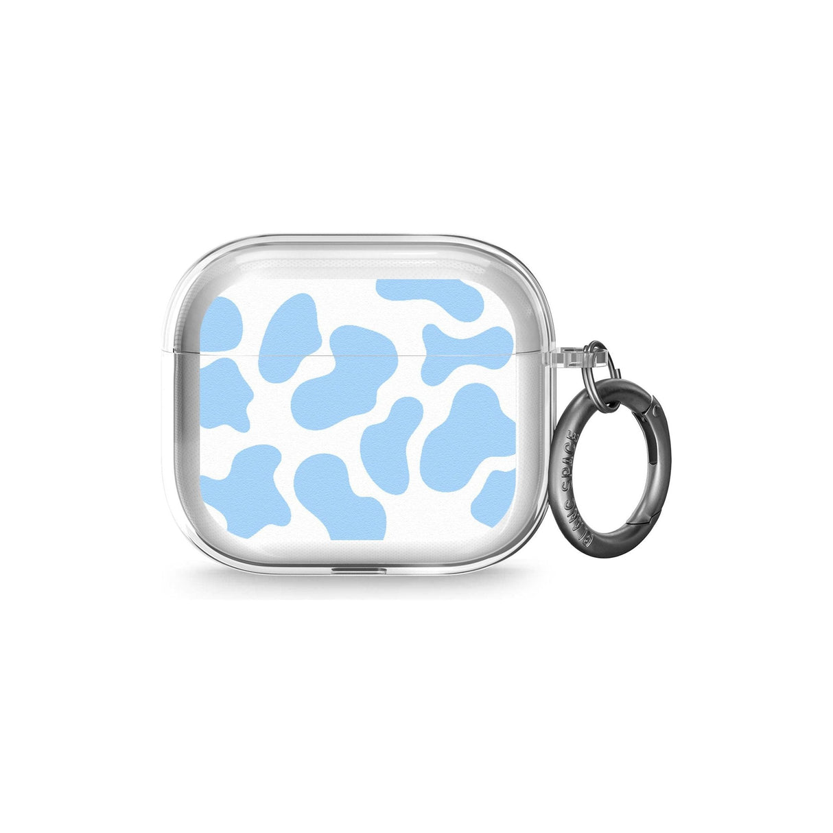 Blue and White Cow Print AirPods Case (3rd Generation)