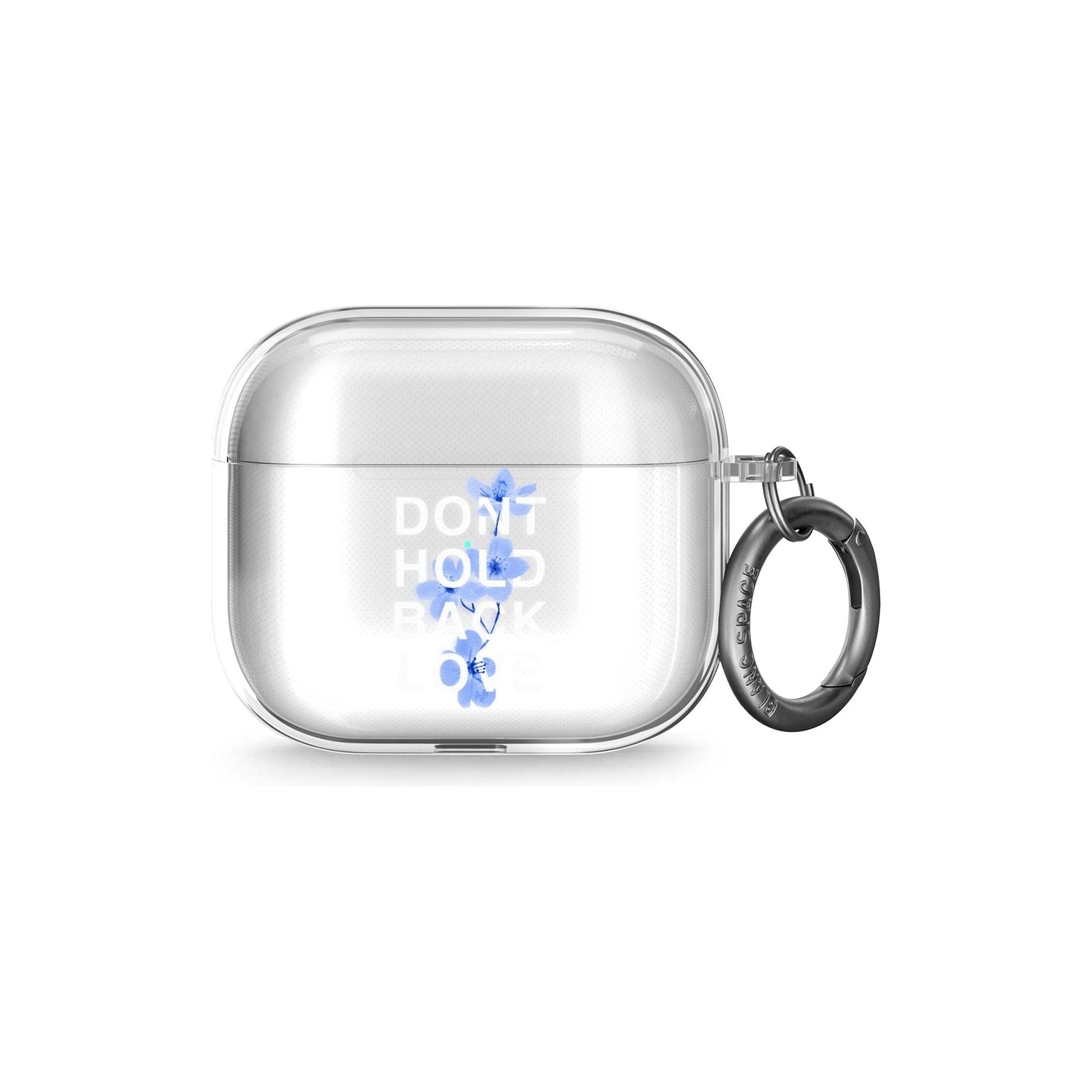Don't Hold Back Love - Blue & White AirPods Case (3rd Generation)