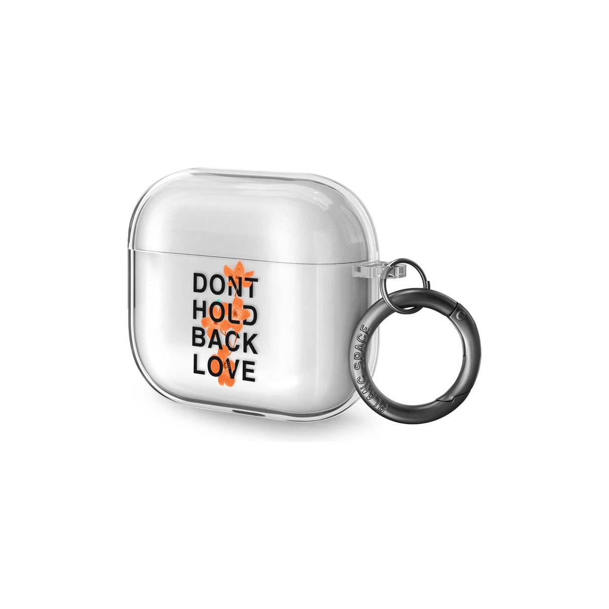 Don't Hold Back Love - Orange & Black AirPods Case (3rd Generation)