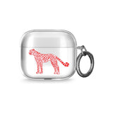 Red & Pink Cheetah Airpod Case (3rd Generation)