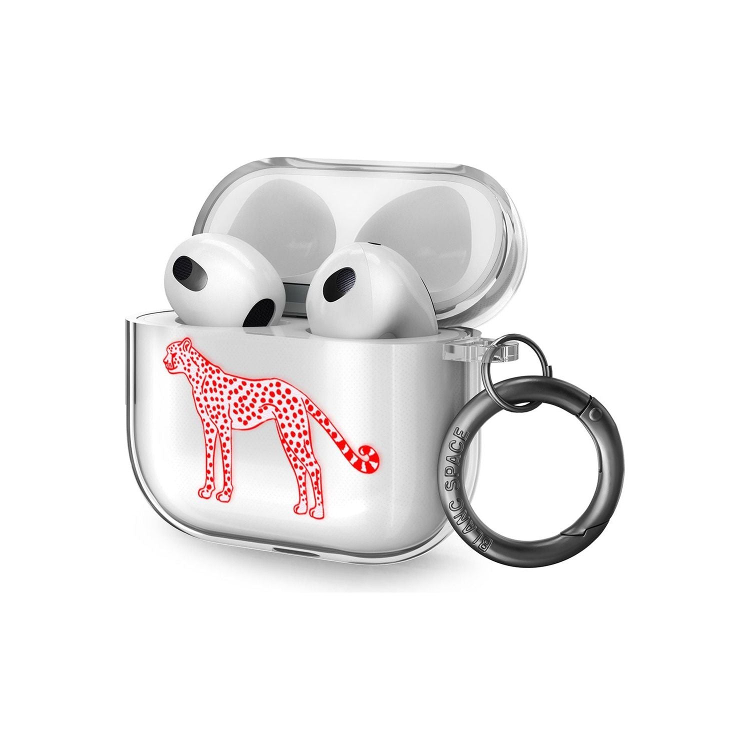 Red & Pink Cheetah Airpod Case (3rd Generation)