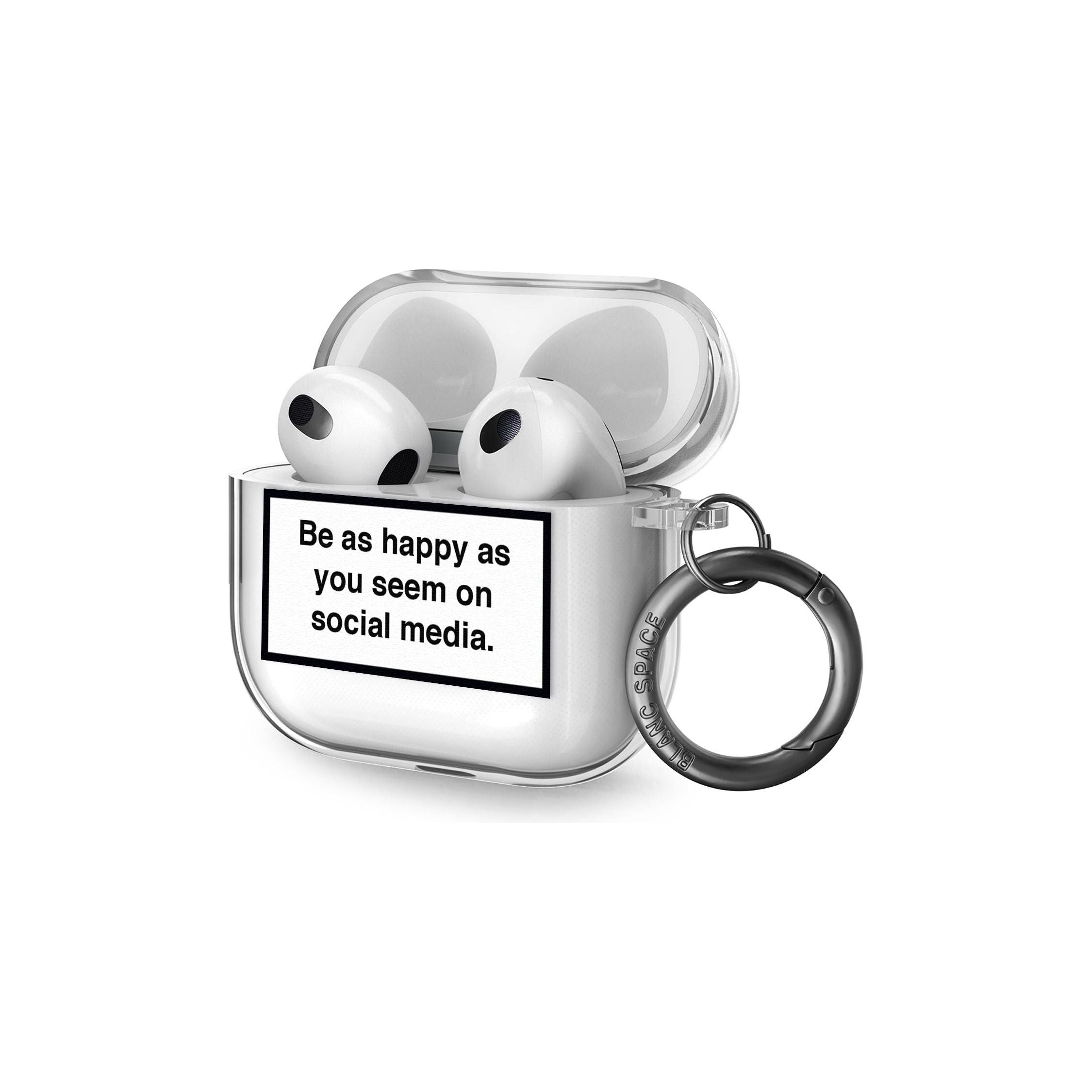 Happy on Social Media Airpod Case (3rd Generation)