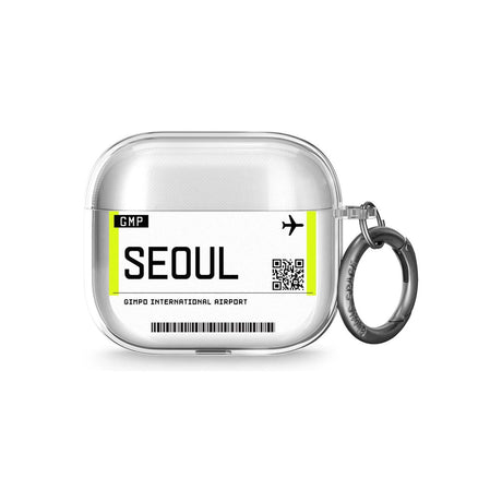 Seoul Boarding Pass Airpods Case (3rd Generation)
