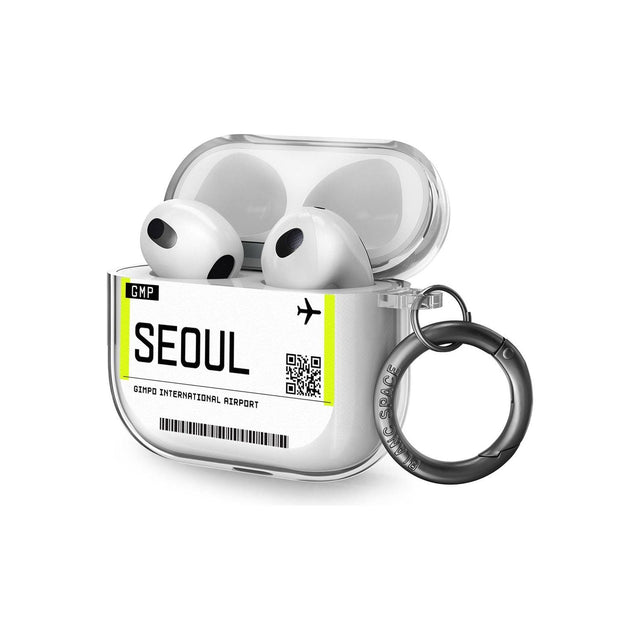 Seoul Boarding Pass Airpods Case (3rd Generation)