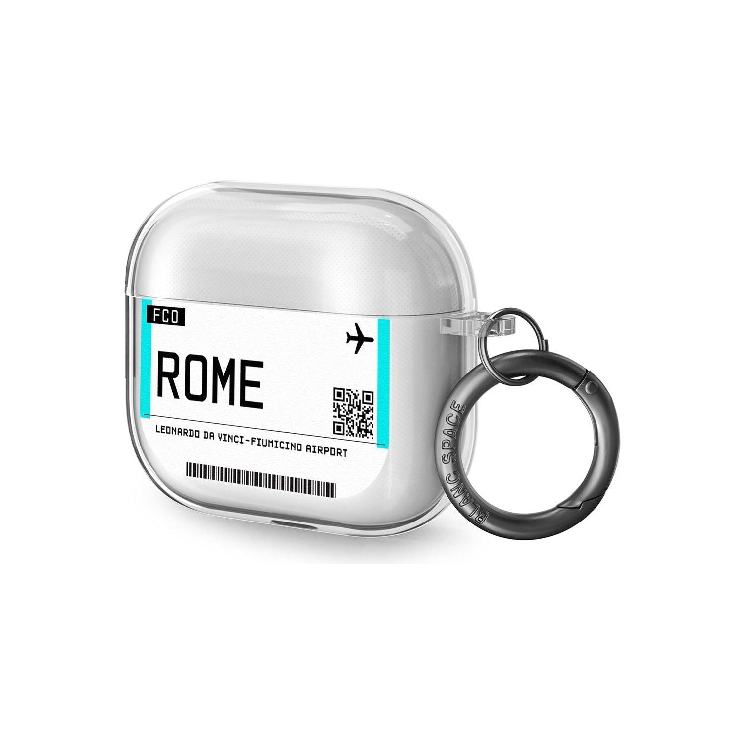 Rome Boarding Pass Airpods Case (3rd Generation)
