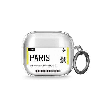 Paris Boarding Pass Airpods Case (3rd Generation)