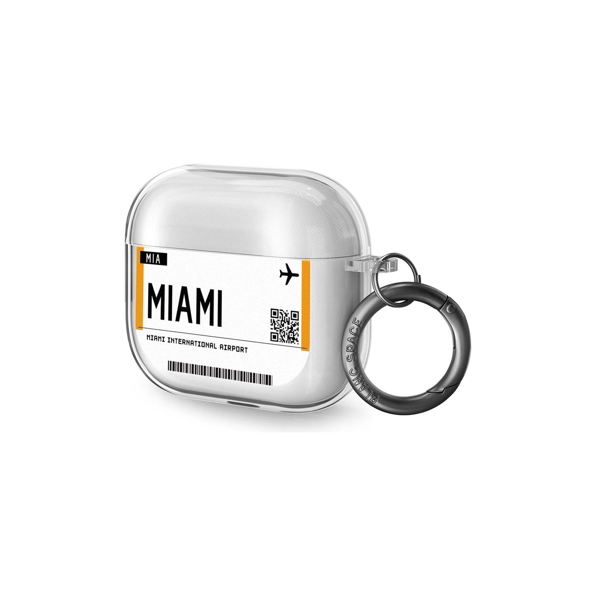 Miami Boarding Pass Airpods Case (3rd Generation)