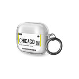 Chicago Boarding Pass Airpods Case (3rd Generation)