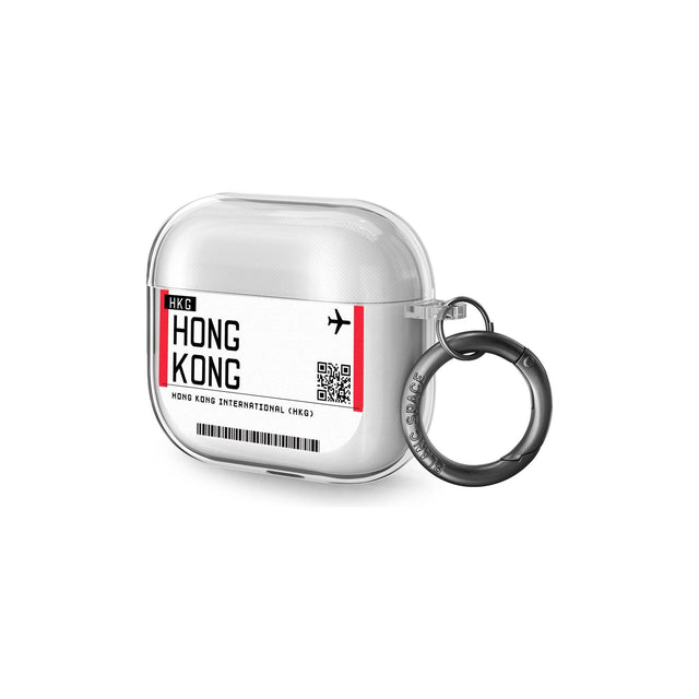 Hong Kong Boarding Pass AirPods Case (3rd Generation)