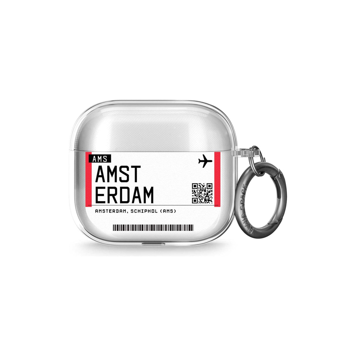 Amsterdam Boarding Pass AirPods Case (3rd Generation)