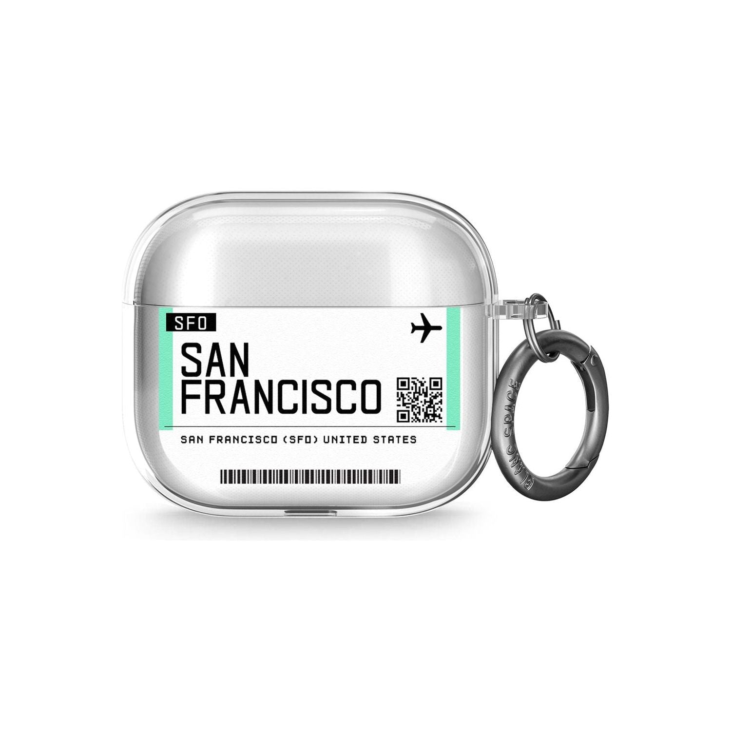 San Francisco Boarding Pass AirPods Case (3rd Generation)