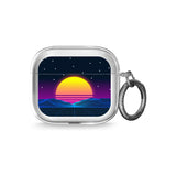 Retro Sunset Vaporwave Airpod Case (3rd Generation)