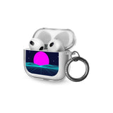 Miami Sunset Vaporwave Airpod Case (3rd Generation)