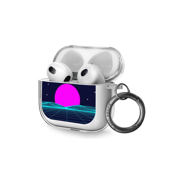 Miami Sunset Vaporwave Airpod Case (3rd Generation)