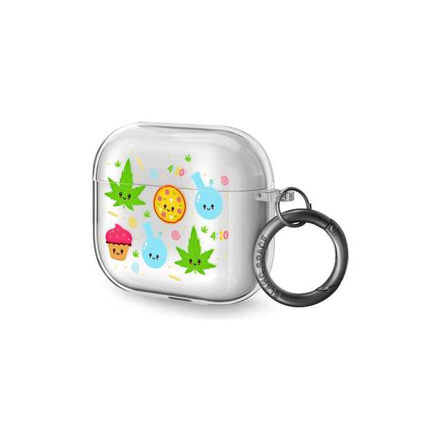 Kawaii Weed Pattern AirPods Case (3rd Generation)