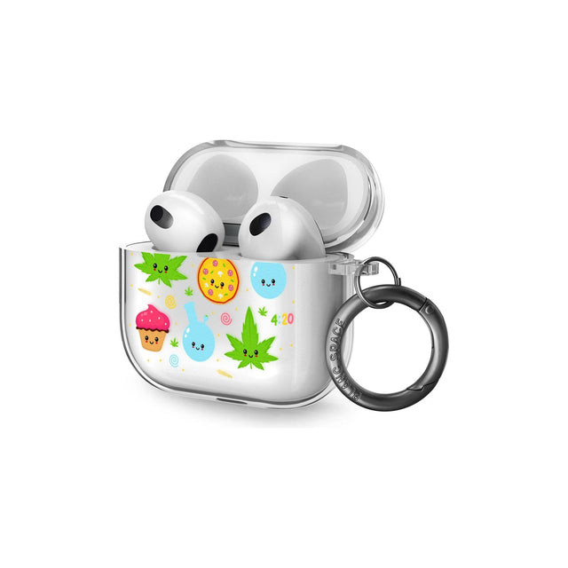 Kawaii Weed Pattern AirPods Case (3rd Generation)