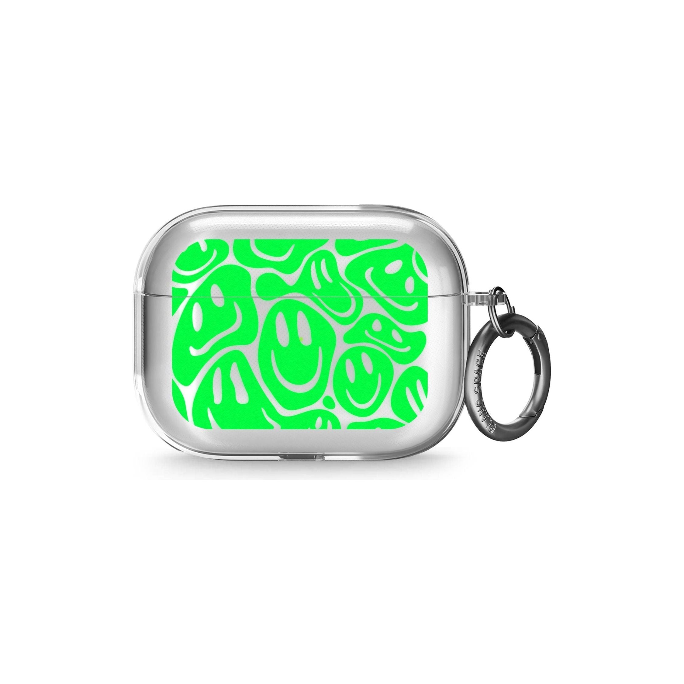 Green Acid Faces AirPods Pro Case