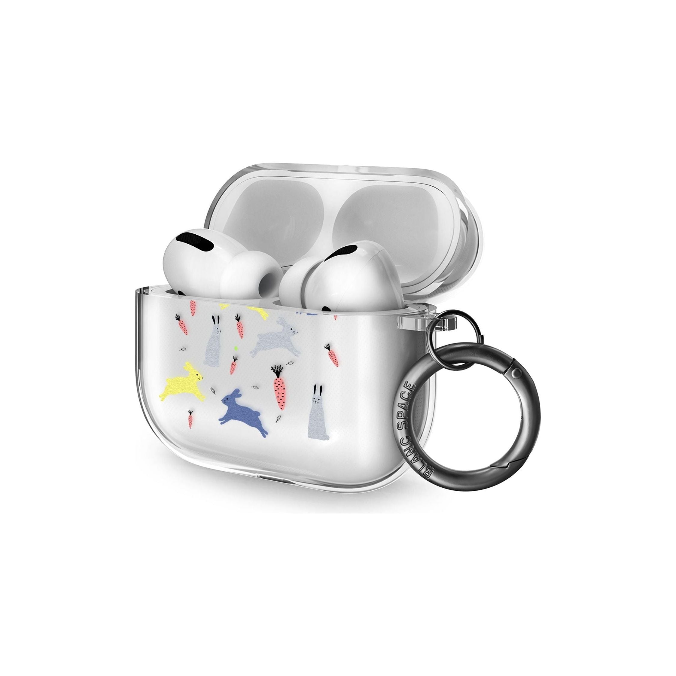Pastel Bunnies and Carrots AirPods Pro Case