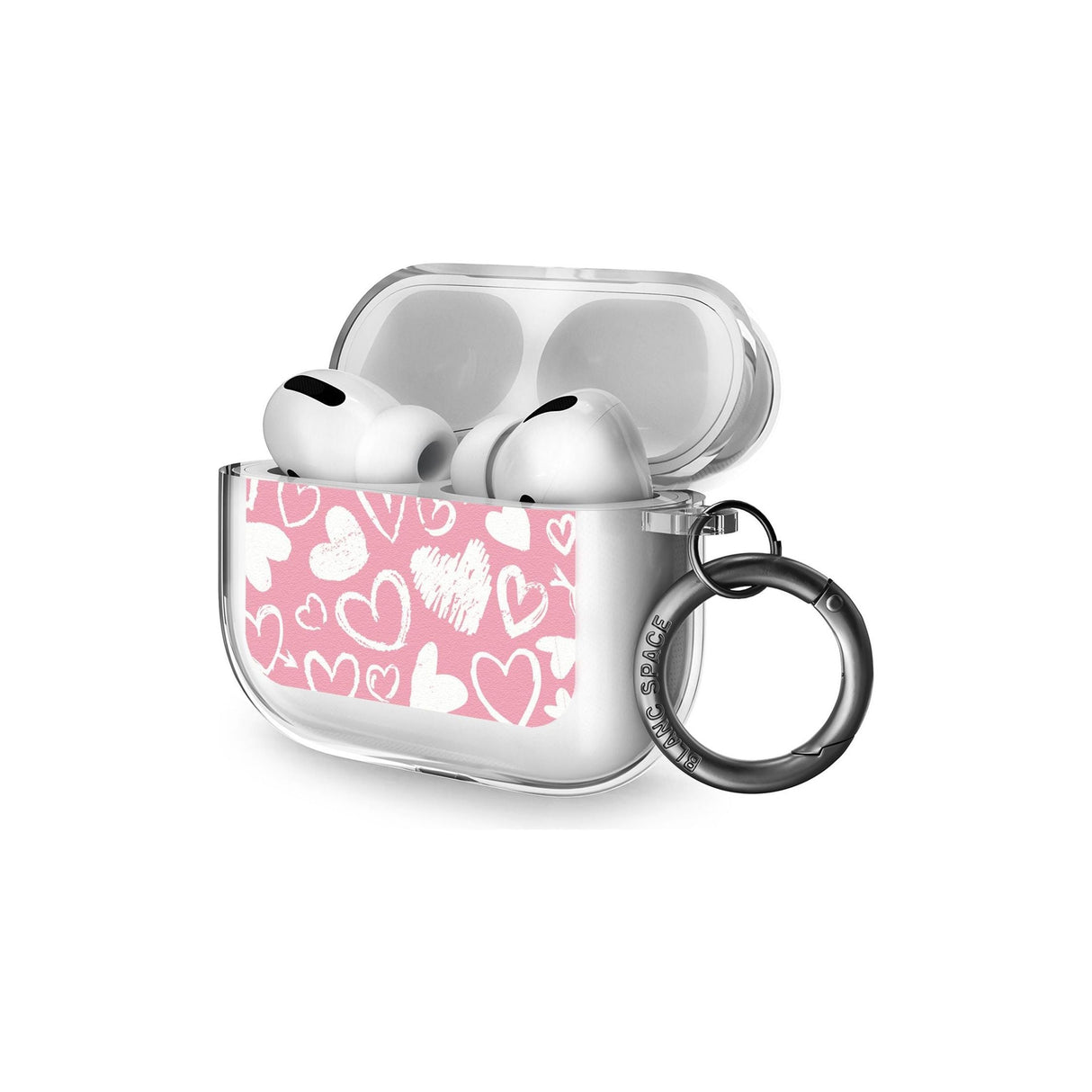 Chalk Hearts Airpod Pro Case