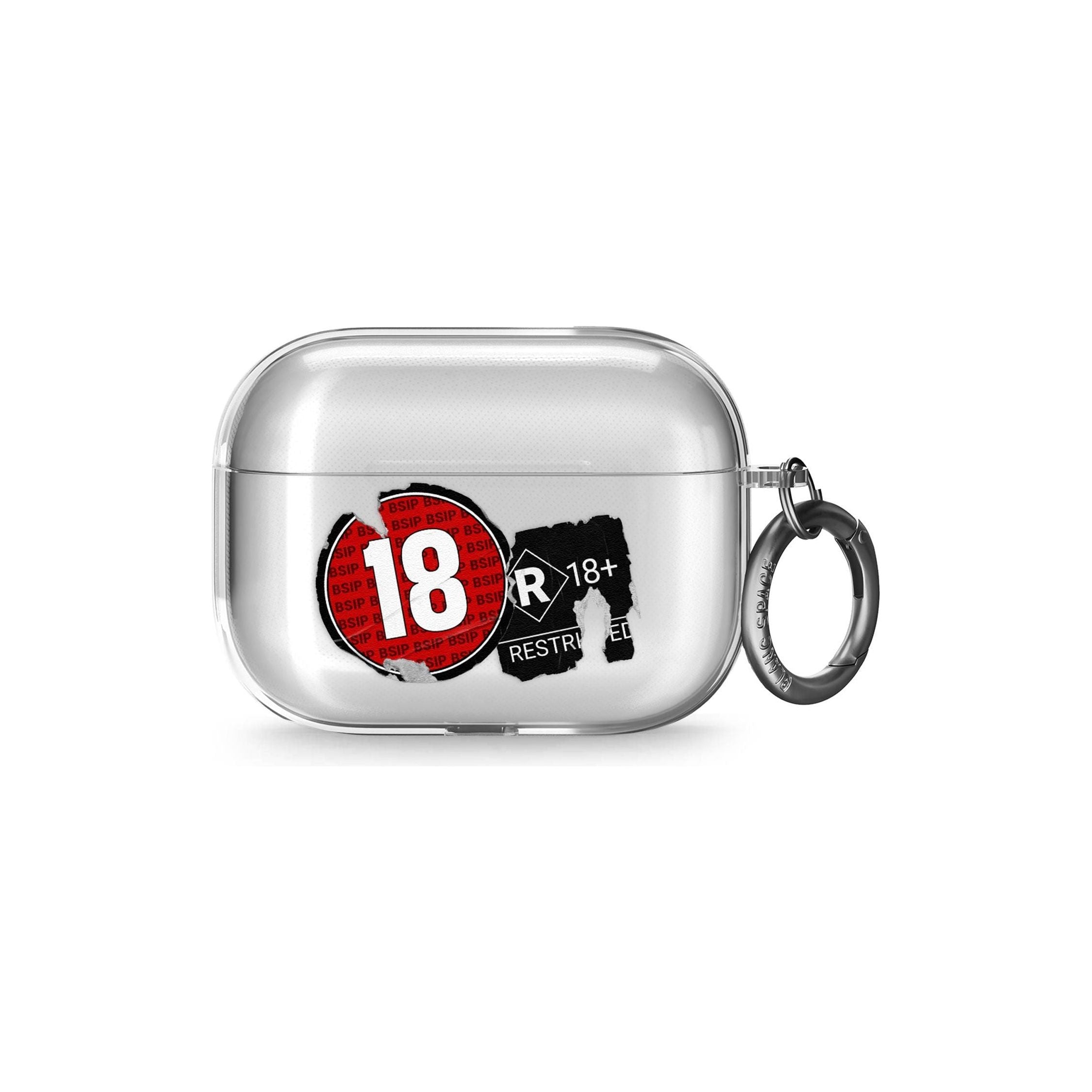 Parental Advisory Sticker Mix AirPods Pro Case