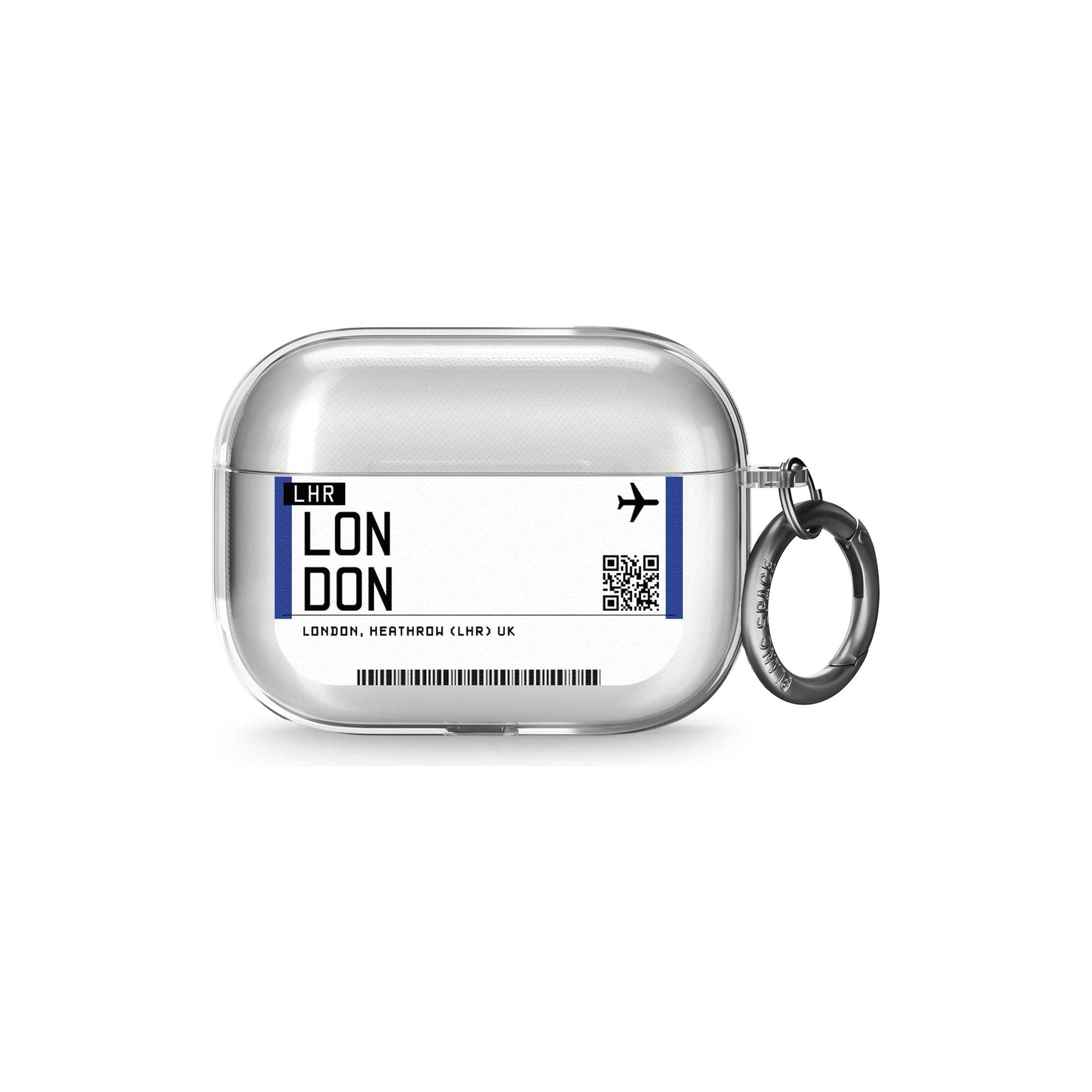 London Boarding Pass Airpods Pro Case