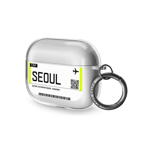 Seoul Boarding Pass Airpods Pro Case