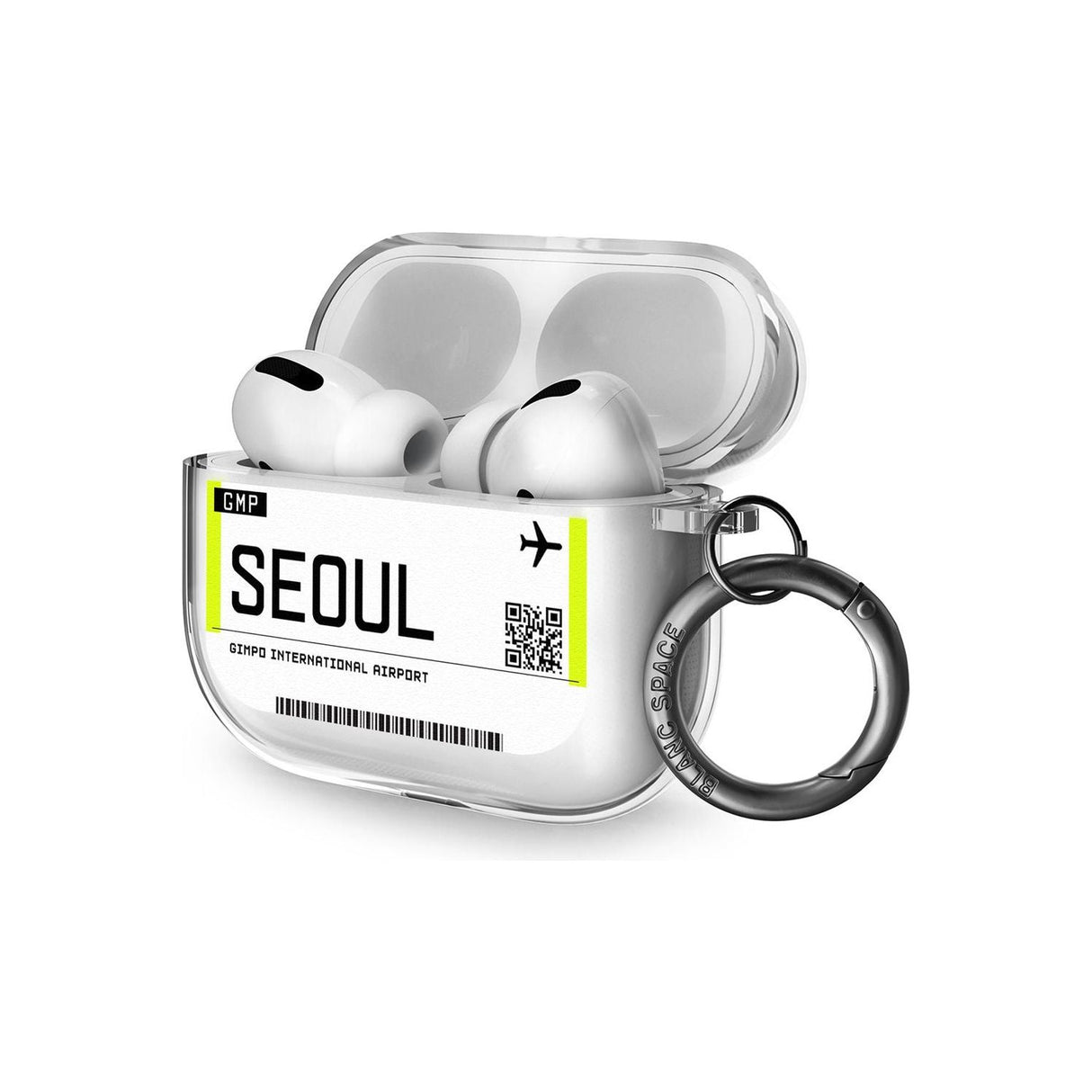 Seoul Boarding Pass Airpods Pro Case