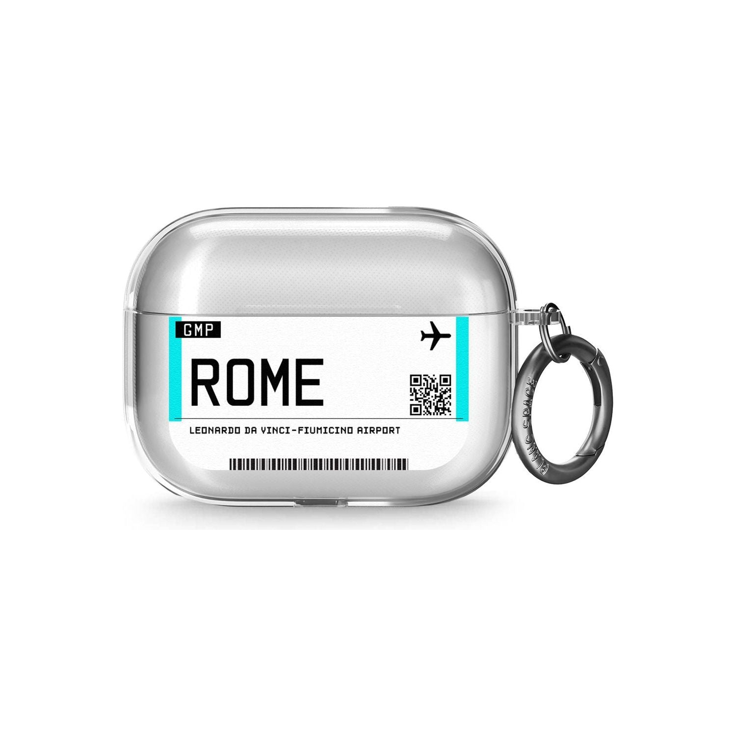 Rome Boarding Pass Airpods Pro Case