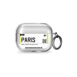 Paris Boarding Pass Airpods Pro Case