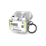 Paris Boarding Pass Airpods Pro Case