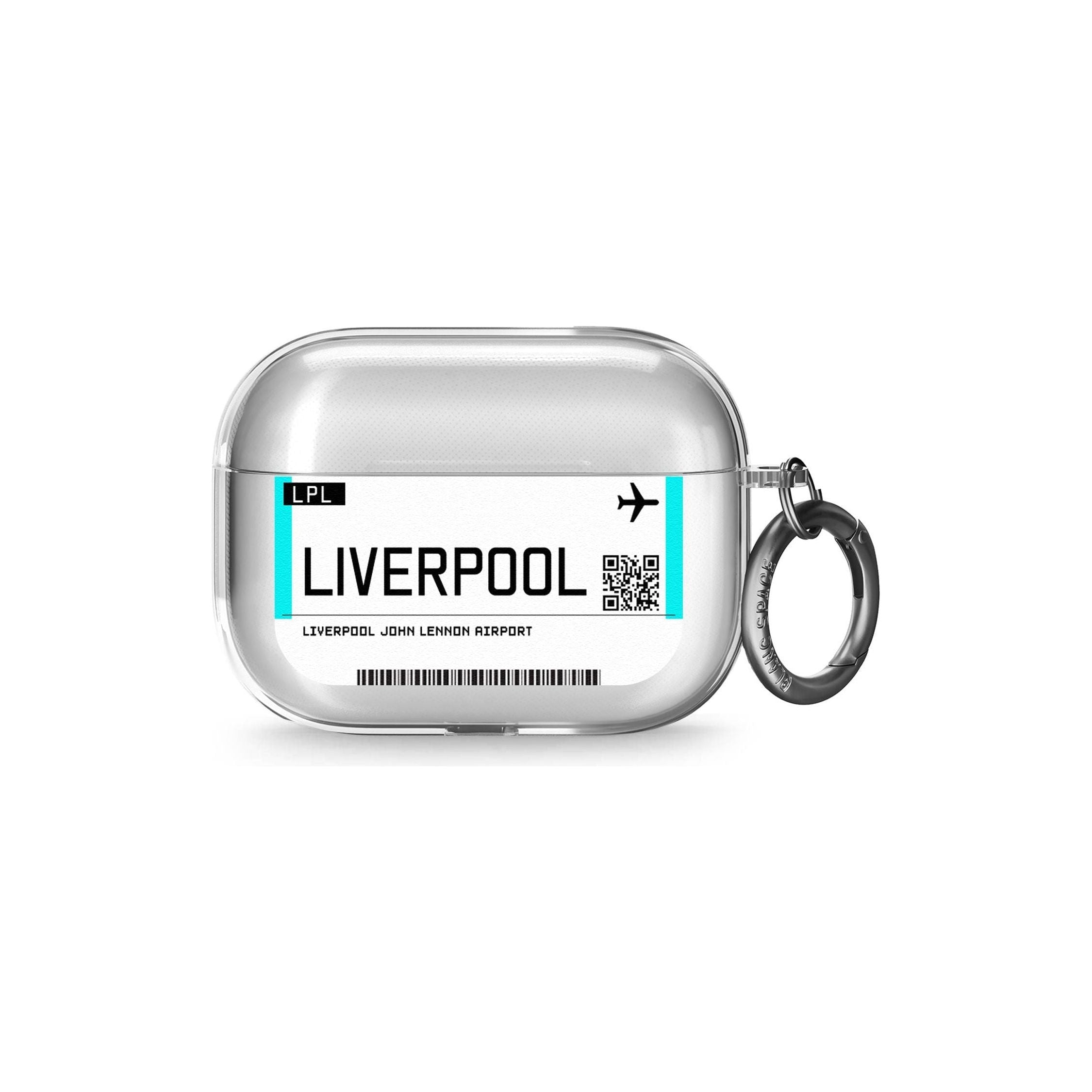 Liverpool Boarding Pass Airpods Pro Case