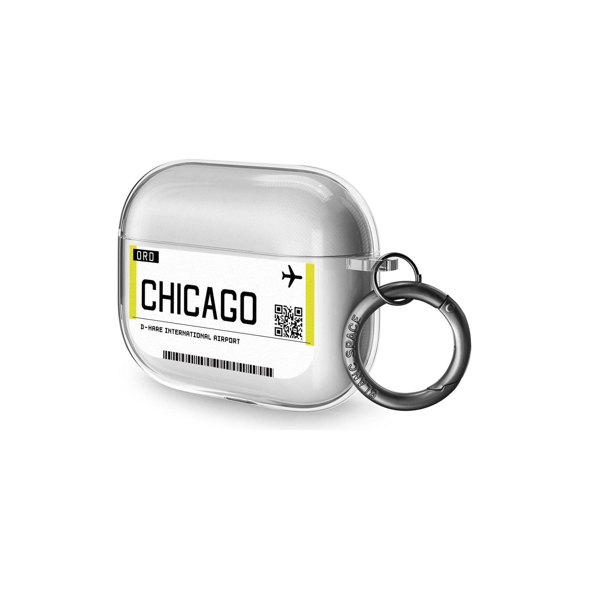 Chicago Boarding Pass Airpods Pro Case