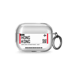 Hong Kong Boarding Pass AirPods Pro Case