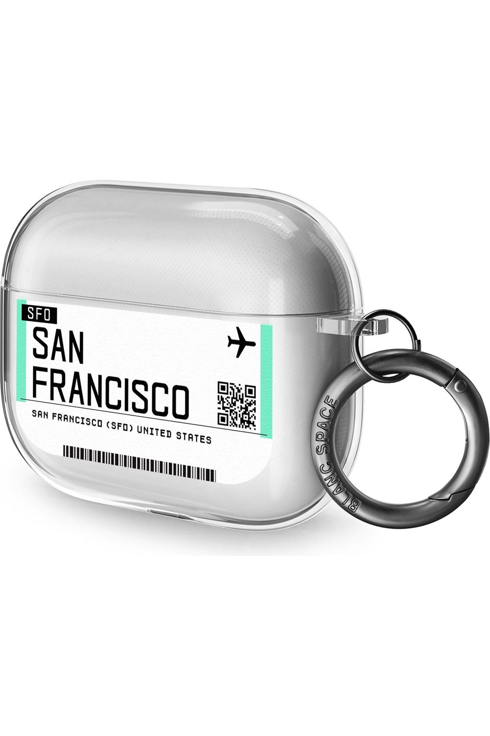 San Francisco Boarding Pass AirPods Pro Case