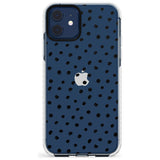 Messy Black Dot Pattern Slim TPU Phone Case for iPhone 11