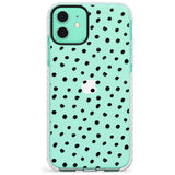 Messy Black Dot Pattern Slim TPU Phone Case for iPhone 11