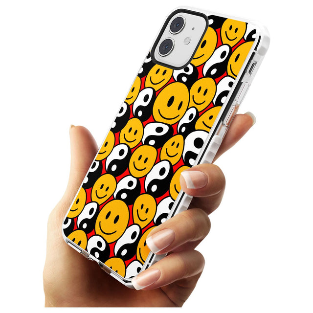 Yin Yang & Faces Impact Phone Case for iPhone 11