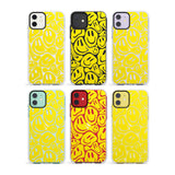 Blue Acid Faces Impact Phone Case for iPhone 11, iphone 12