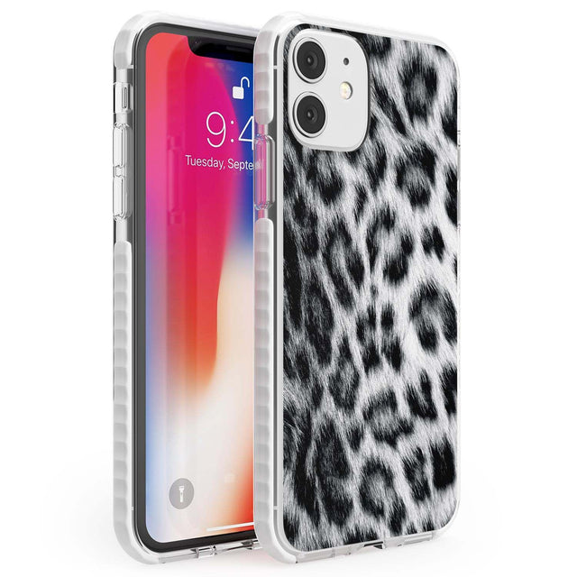 Animal Fur Pattern - Snow Leopard Phone Case iPhone 11 / Impact Case,iPhone 12 / Impact Case,iPhone 12 Mini / Impact Case Blanc Space