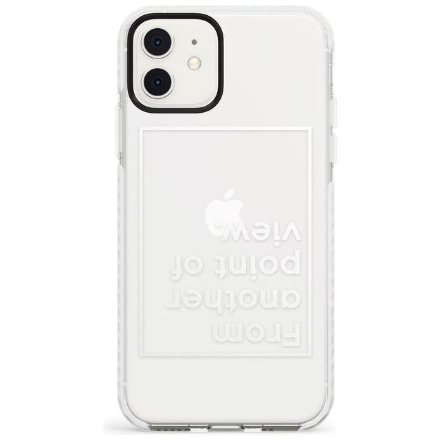 Another Point of View (White) Slim TPU Phone Case for iPhone 11