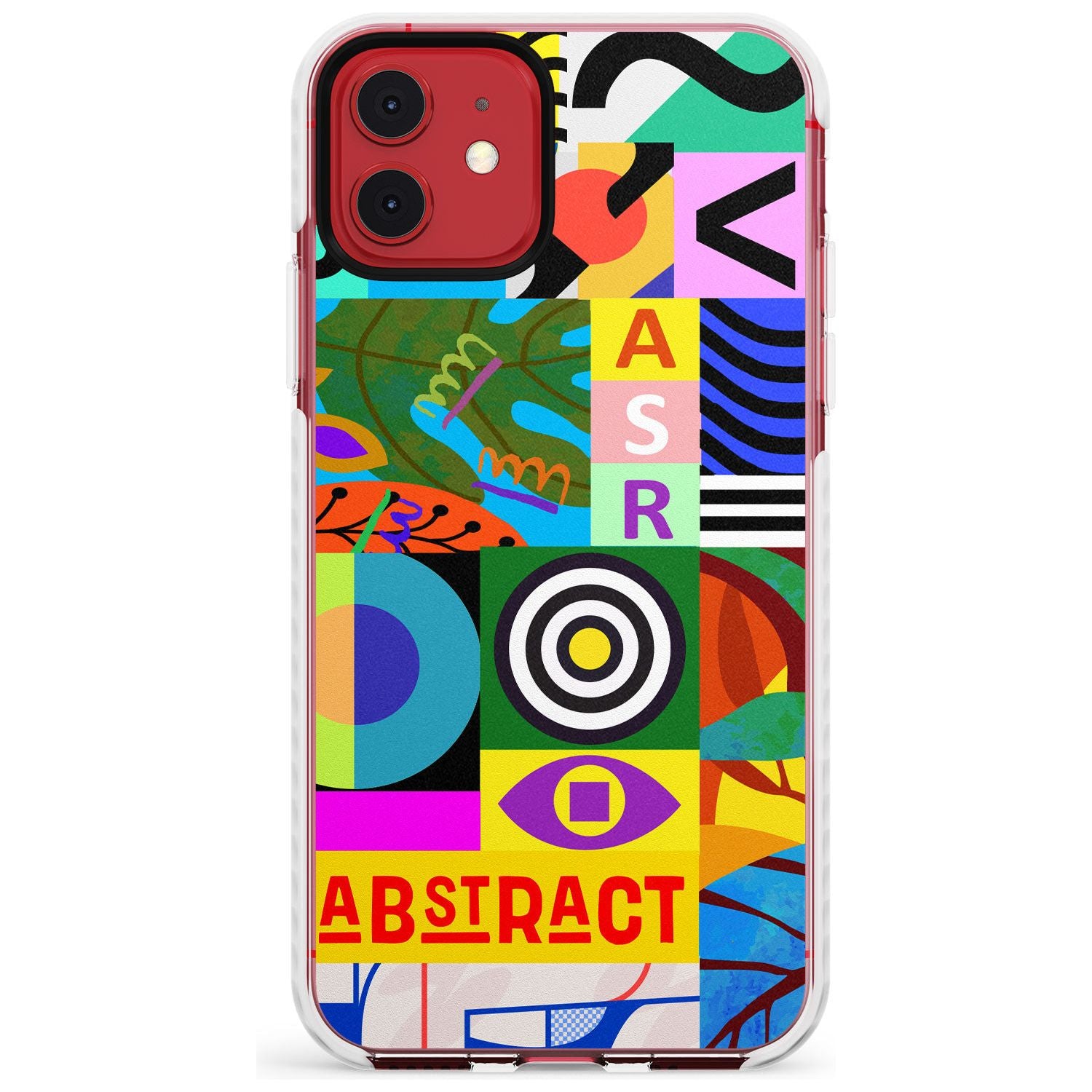 Patchwork Slim TPU Phone Case for iPhone 11