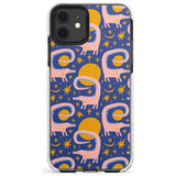 Sun Croc Pattern Impact Phone Case for iPhone 11